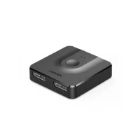 Ugreen CM430 signal splitter 2x DisplayPort (input) to 1x DisplayPort (output) 4K / 1080p switch black