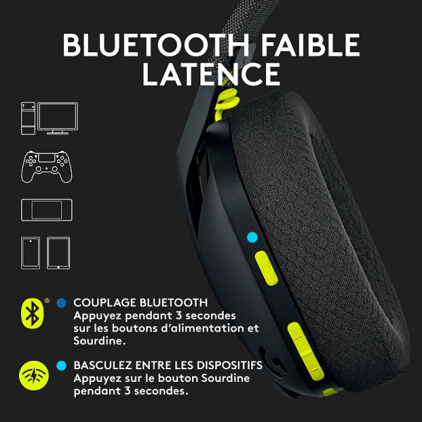 Logitech G G435 (Noir) – Image 4