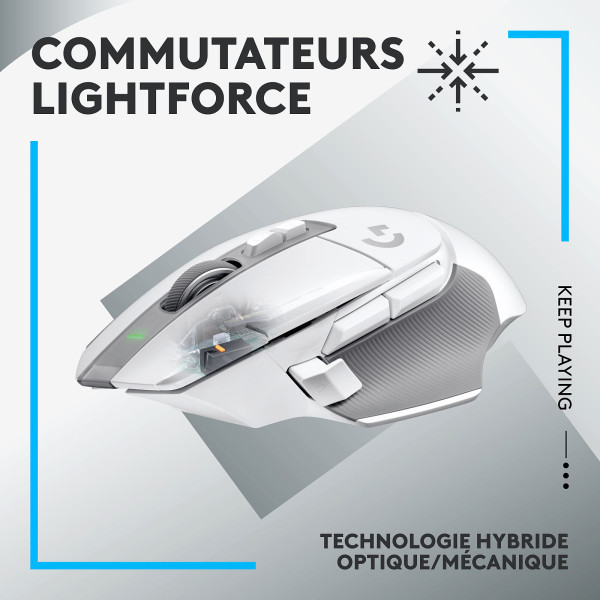 Logitech G G502X Lightspeed White – Image 3