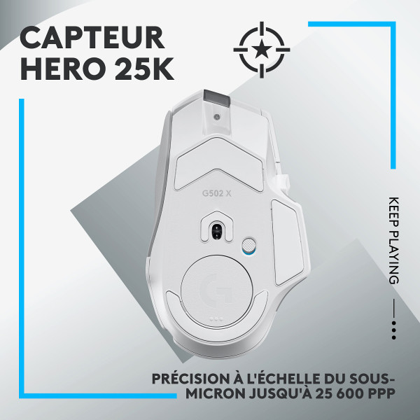 Logitech G G502X Lightspeed White – Image 5