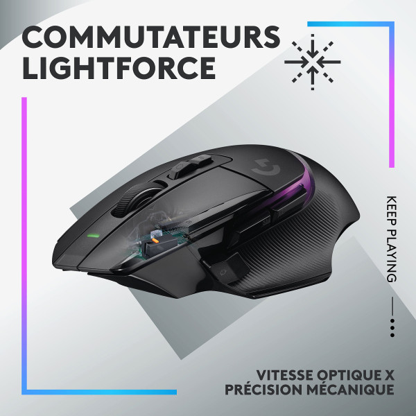 Logitech G G502X Plus Noir – Image 3