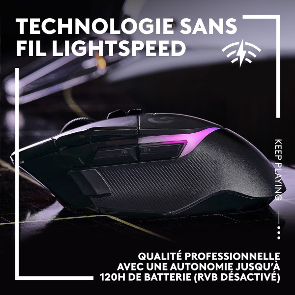 Logitech G G502X Plus Noir – Image 4