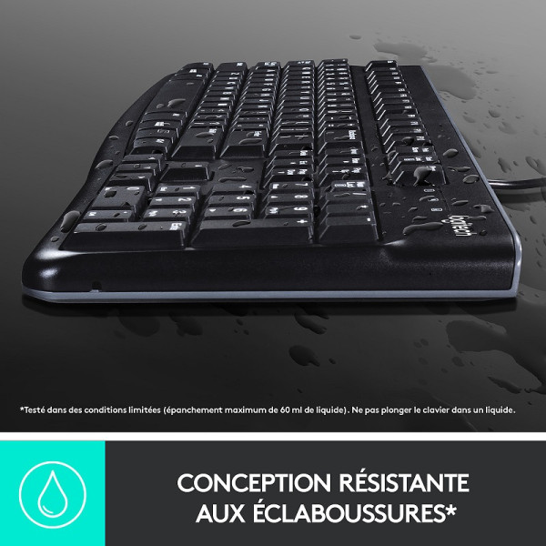 Logitech Keyboard K120 AZERTY – Image 4