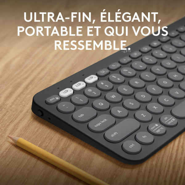 Logitech Pebble Keys 2 K380s (Graphite) – Image 3