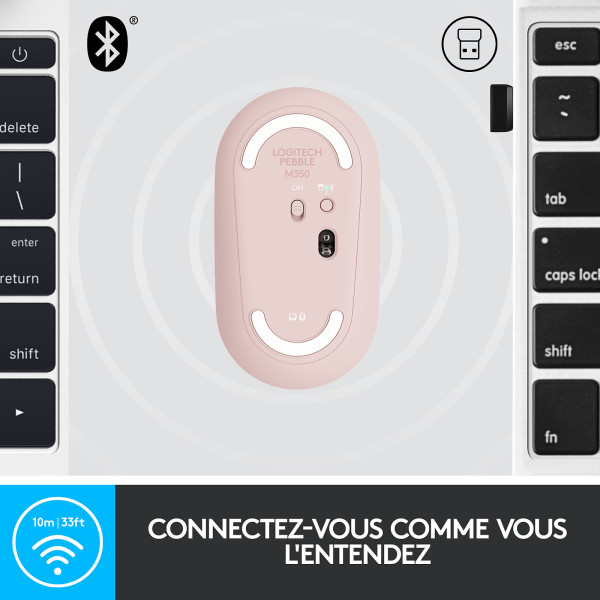 Logitech Pebble M350 (Rose) – Image 4