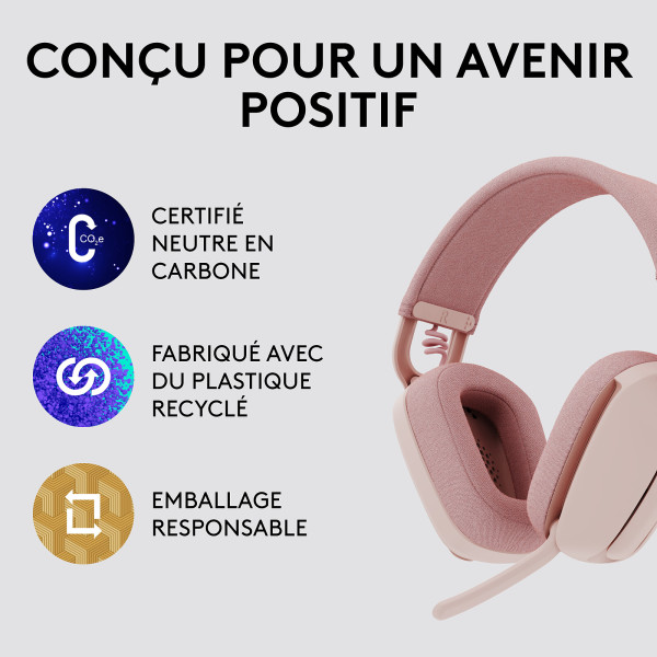 Logitech Zone Vibe 100 Rose – Image 5