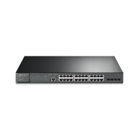 Switch TP-Link TL-SG3428MP JetStream administrable 28 ports Gigabit L2 avec 24 ports PoE+ (SG3428MP) - Gearmania